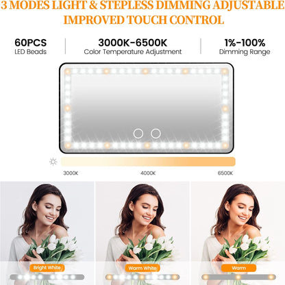 LED Car Sun Visor Mirror