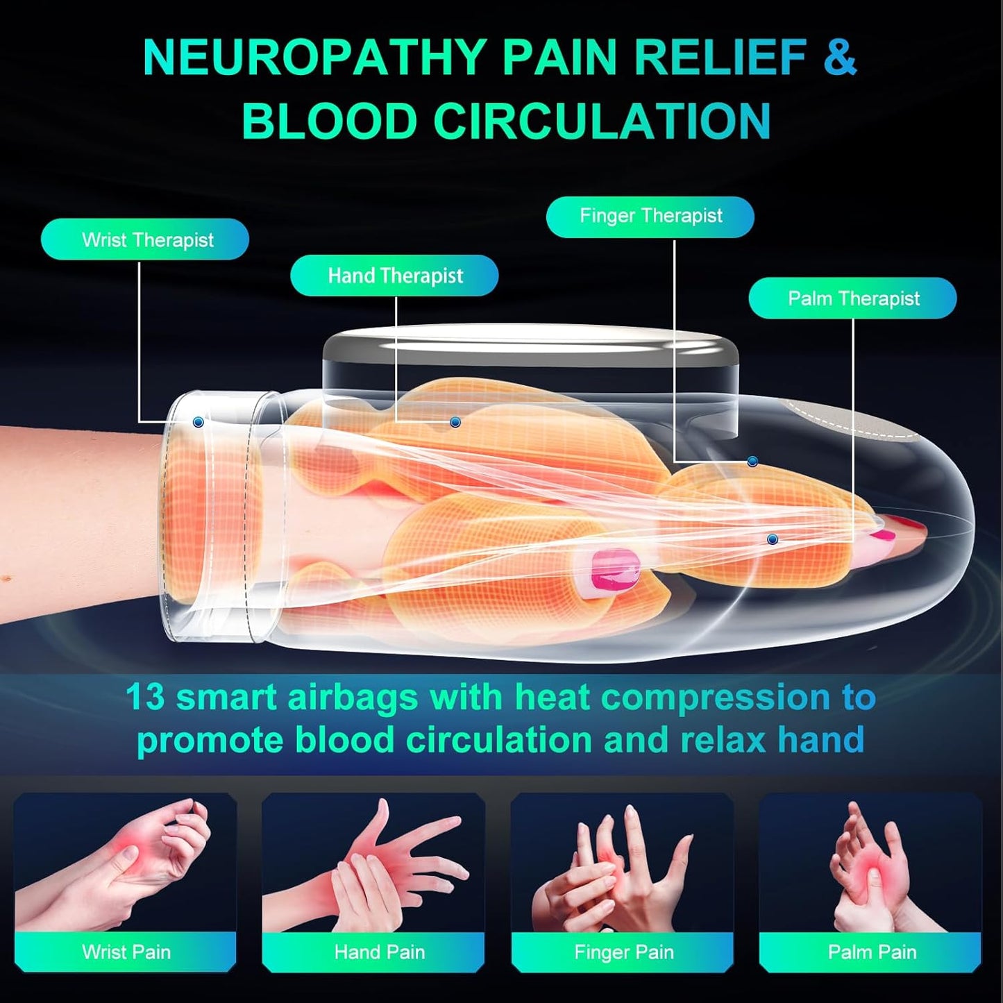 ThermalFlex Hand Wellness Massager™