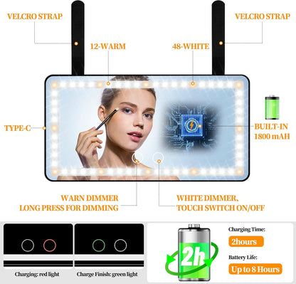 LED Car Sun Visor Mirror