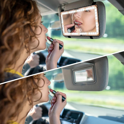 LED Car Sun Visor Mirror